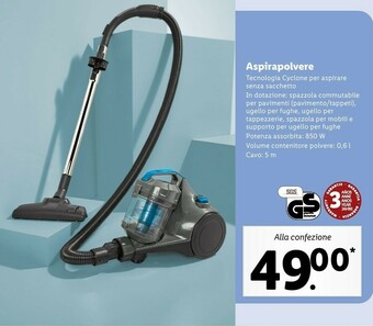 Lidl Aspirapolvere offerta