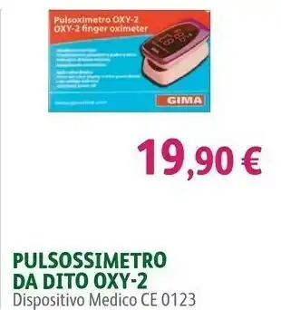 Lloyds Farmacia Pulsossimetro Da Dito Oxy-2 Dispositivo Medico CE 0123 offerta
