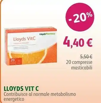Lloyds Vit C 20 Compresse Masticabili