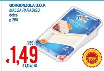 MD Discount Malga Paradiso Gorgonzola Dop Dolce offerta