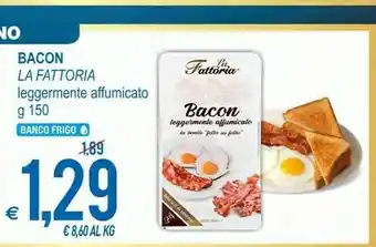 MD Discount La Fattoria Bacon Leggermente Affumicato offerta