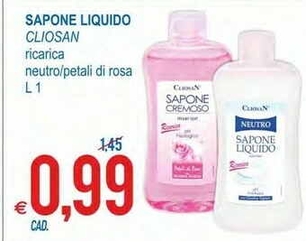 MD Discount Colosan Sapone Liquido Ricarica Neutro/petali Di Rosa offerta