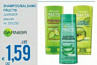 MD Discount Garnier Shampoo/ Balsamo Fructis offerta