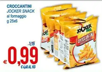 MD Discount Jocker Snack Croccantini Al Formaggio offerta