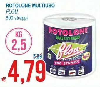 MD Discount Flou Rotolone Multiuso 800 Strappi offerta