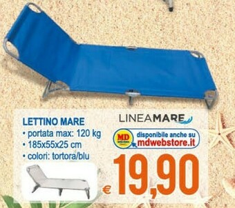 MD Discount Lettino Mare offerta