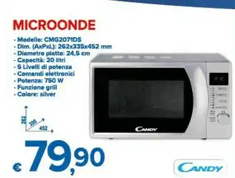 MD Discount Candy Microonde CMG2071DS offerta