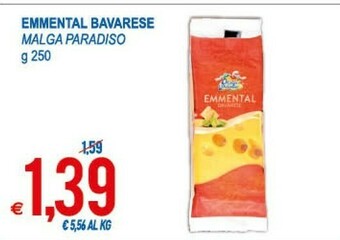 MD Discount Malga Paradiso Emmental Bavarese 250 G(ml) offerta