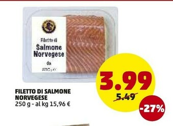 PENNY Filetto Di Salmone Norvegese offerta