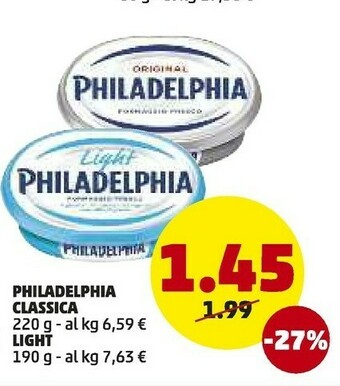 PENNY Philadelphia Classica offerta