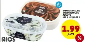 PENNY Rios Vaschetta Gelato Dark Chocolate offerta