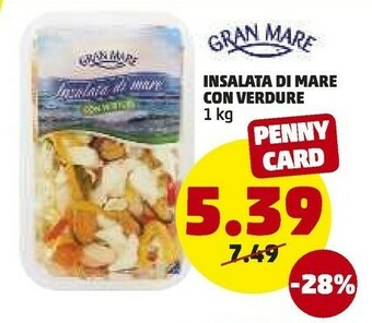 PENNY Gran mare Insalata Di Mare Con Verdure 1 Kg offerta