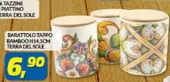 Risparmio Casa Barattolo Tappo Bamboo offerta