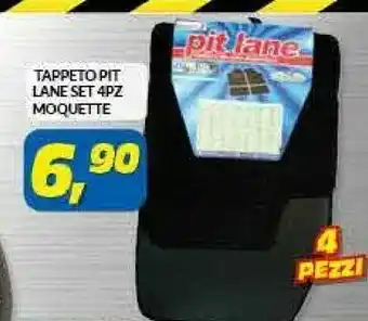 Risparmio Casa Tappeto Pit Lane Set 4pz Moquette offerta