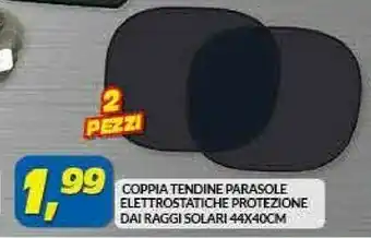 Risparmio Casa Coppia Tendine Parasole Elettrostatiche Protezione Dai Raggi Solari offerta