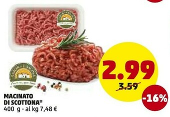 PENNY Macinato Di Scottona offerta