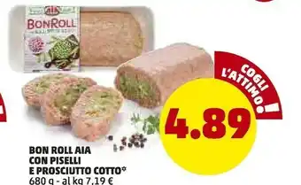 PENNY Aia Bon Roll Aia Con Piselli E Prosciutto Cotto offerta
