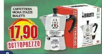 Risparmio Casa Bialetti Caffettiera Moka 3tazze offerta