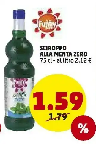 PENNY Sciroppo Alla Menta Zero offerta