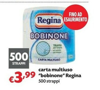 Pam Regina Carta Multiuso Bobinone 500 Strappi offerta