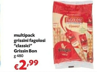 Pam Grissin bon Fagolosi Gusto Classico 480 G(ml) offerta