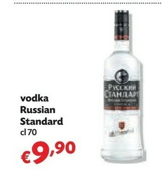 Pam Russian Standard Vodka offerta