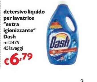 Pam Dash Detersivo Liquido Per Lavatrice Extra Igienizzante offerta