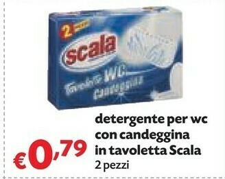 Pam Scala Detergente Per Wc Con Candeggina In Tavoletta offerta