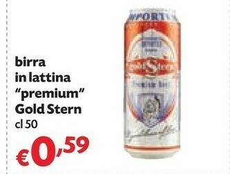 Pam Gold Stern Birra In Lattina Premium offerta