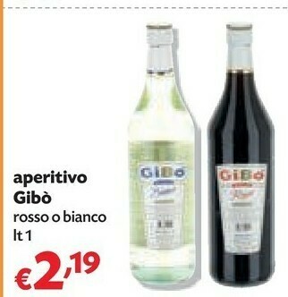 Pam Gibo Aperitivo Rosso O Bianco offerta