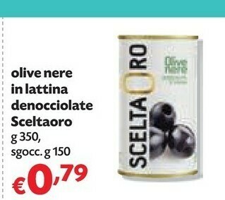 Pam Sceltaoro Olive Nere Denocciolate offerta