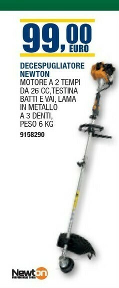 Self Newton Decespugliatore offerta