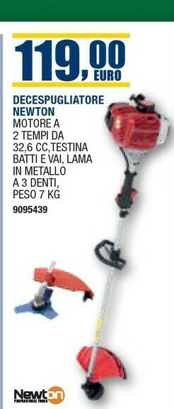 Self Newton Decespugliatore offerta