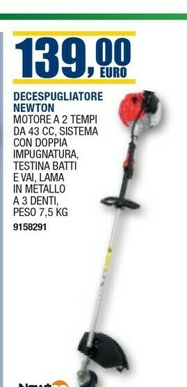 Self Newton Decespugliatore offerta