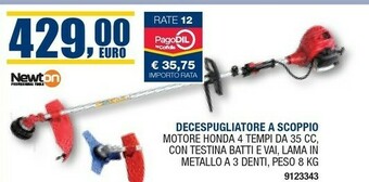 Self Newton Decespugliatore offerta