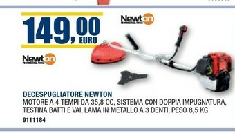 Self Newton Decespugliatore offerta