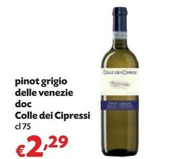 Pam Colle Dei Cipressi Pinot Grigio Delle Venezie Doc offerta