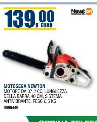 Self Newton Motosega offerta
