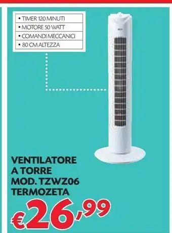 Termozeta Ventilatore A Torre Tzwz06