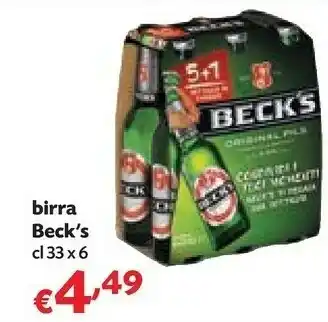 Pam Beck's Birra offerta