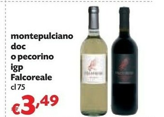 Pam Falcoreale Montepulciano Doc O Pecorino Igp offerta