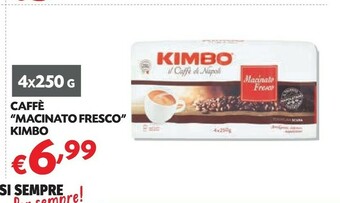 Pam Kimbo Caffè Macinato Fresco offerta