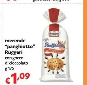 Pam Ruggeri Merende Panghiotto Con Gocce Di Cioccolato offerta