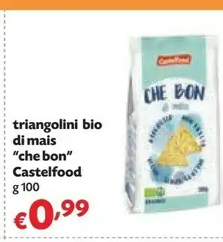 Pam Castelfood Triangolini Bio Di Mais "che Bon" offerta