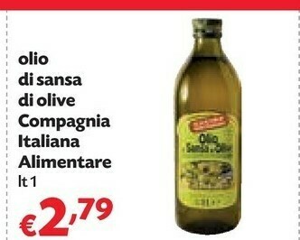 Pam Compagnia italiana Alimentare Olio Di Sansa Di Olive offerta