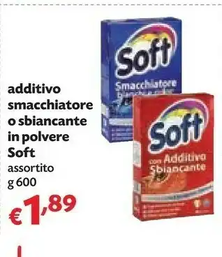 Soft Additivo Smacchiatore O Sbiancante In Polvere