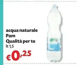 Pam Pam Acqua Naturale offerta