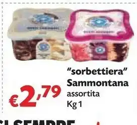 Panorama Sorbettiera Sammontana - Nocciola Caffè 1000 G(ml) offerta