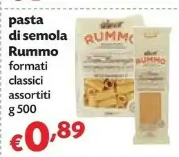 Panorama Rummo Pasta Di Semola Formati Classici offerta