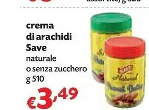 Panorama Save - Crema Di Arachidi offerta